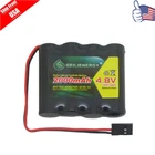 4.8V 2000mAh NiMH Rx Receiver Straight Battery Pack for RC Car Plane Boat 1-Pack