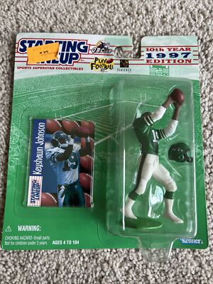 1997 NFL Starting Lineup Keyshawn Johnson New York Jets W/card NIP