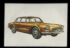 Maserati Quattroporte 1966 Vintage 1960s Dutch Trading Card