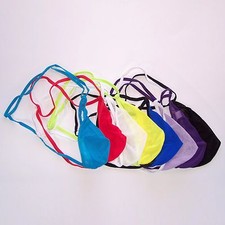 N3022A HOT MEN MESH G-STRING THONG TearDrop POUCH Colors