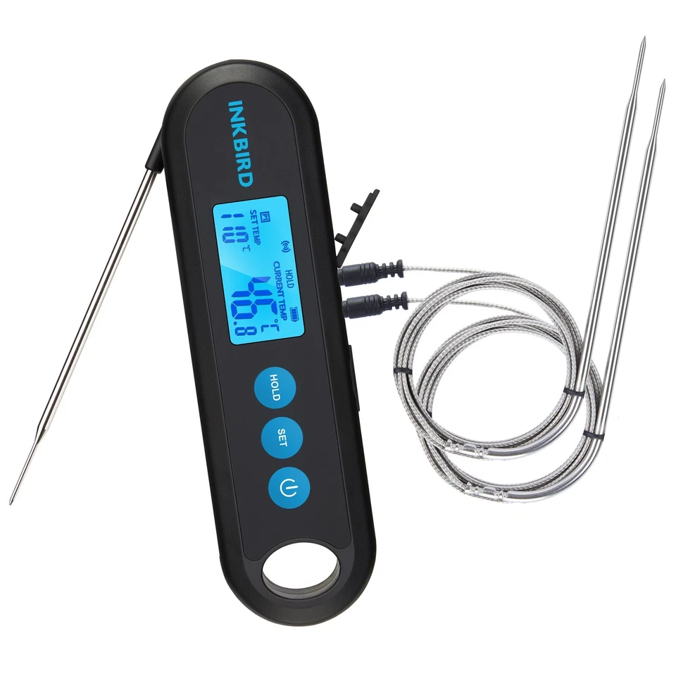 Inkbird Digital Meat Thermometer Bluetooth Kitchen Food Temperature Gauge Grill