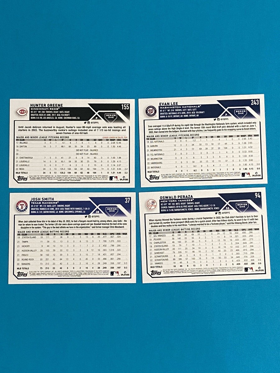 2023 Topps baseball card rookie RC Future Star lot (4