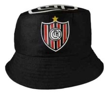 CHACARITA JUNIORS - Sombrero Bob - Gorra - Piluso - Negro - Unisex - Adultos - Nuevo