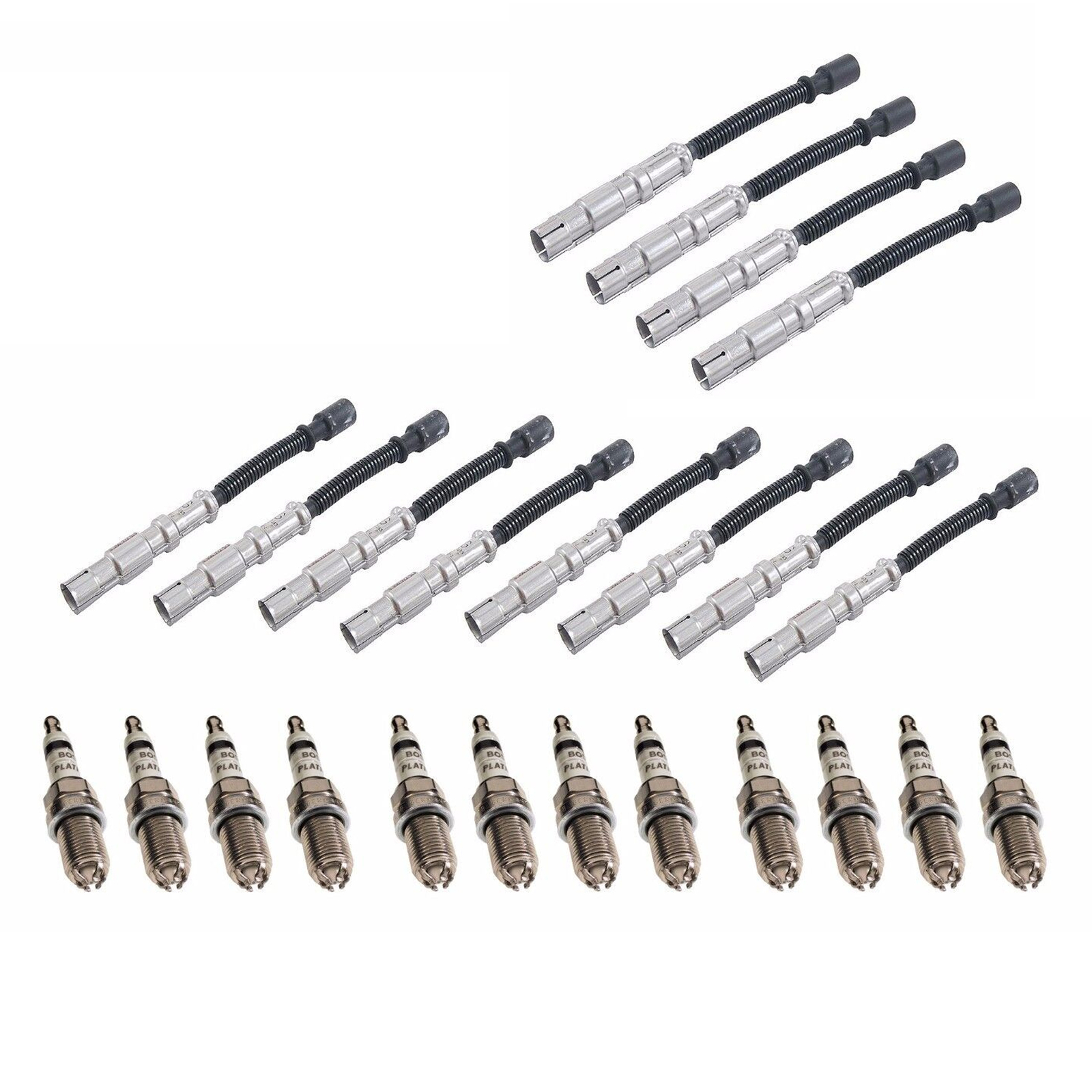 Bosch Spark Plugs Ignition Wires Kit For Mercedes R171 W163 W202 W220 W463 eBay