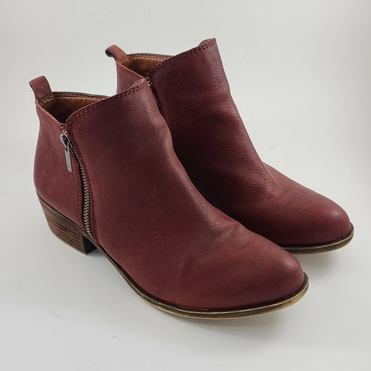 Lucky Brand Basel Bootie Women s Size 9 Brown Burnt Henna