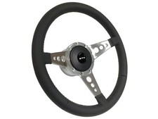 1967-68 Pontiac Gto 9 Bolt Sport Leather Steering Wheel Kit 14 3 Spoke Holes
