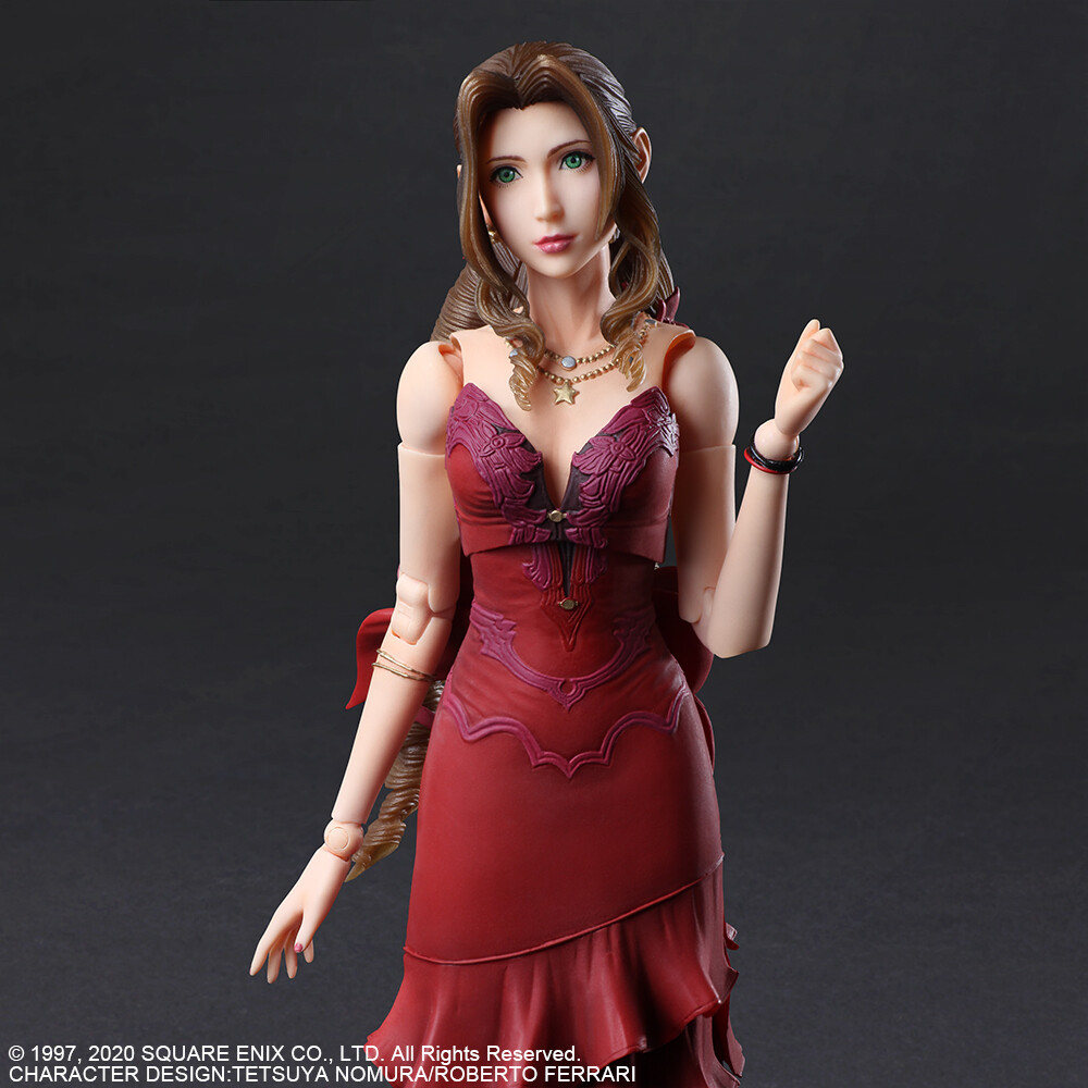 aeris red dress Cloud getting flustered around Aerith is one of my favorite things to witness and Aerith in this red dress is divine #FFVII #FF7Remake #FF7 #FinalFantasyVII