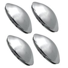 Hub Cap Set Of 4 Baby Moon Chrome For Vw Beetle 1100 1200 And T2 Bus 5205