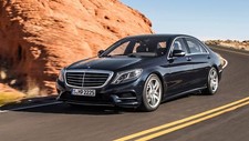 Cars s class mercedes Desk Mat Stitched