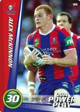2014 NEWCASTLE KNIGHTS NRL Card ALEX MCKINNON Power Play