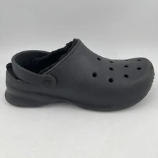 Simply Women’s Black Clogs Fuzzy Lined Lightweight - Size 8