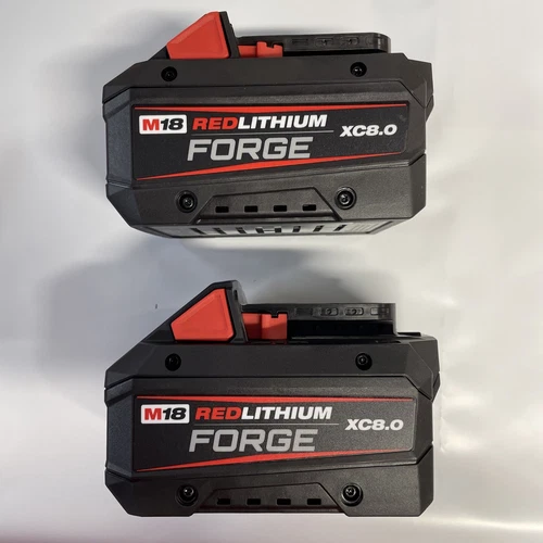 2 Pack Milwaukee 48-11-1881 M18 Forge Lithium 8 Amp Battery New