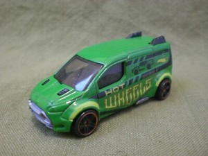 Details About 2014 Hot Wheels Green Ford Transit Connect