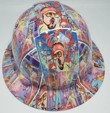 New Full Brim Hard Hat Custom Hydro Dipped The Big Lebowski. Free Shipping