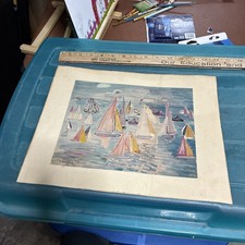 stampa regata raoul dufy