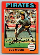 1975 Topps Baseball #536 Bob Moose Pirates