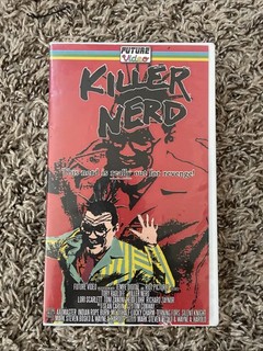 Killer Nerd 1991 SIGNED Future Video Release Wayne A. Harold Toby Radloff SOV