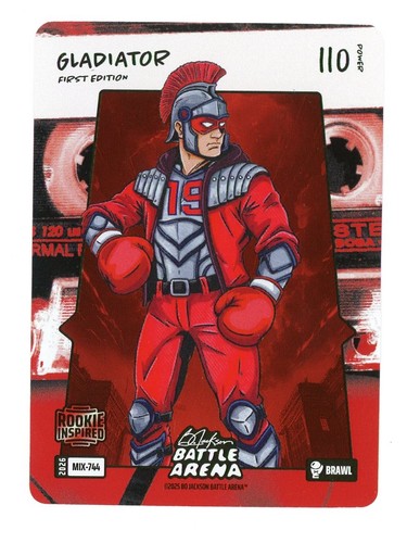 2026 Battle Arena `Gladiator` Roman Anthony Rookie Brawl Mixtape Battlefoil