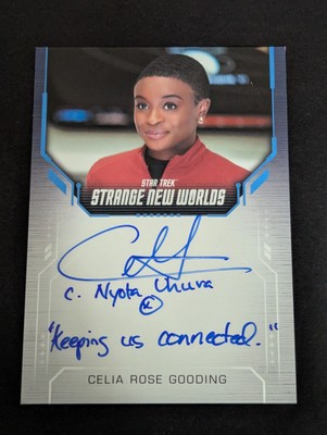 Rittenhouse Star Trek Strange New Worlds Celia Rose Gooding Auto Inscription 
