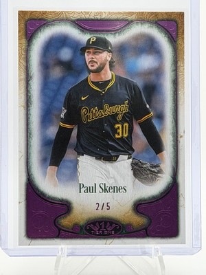 2026 Topps Tier One Paul Skenes #45 Pink Foil #/5 Pittsburgh Pirates 🔥