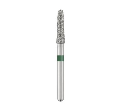 SS White FG #856-021C Coarse Grit Round End Taper Piranha Diamond Burs 25/Pk
