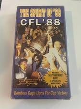 Spirit Of '88 VHS CFL Football Highlights 1988 Copa Gris Winnipeg - Nuevo Sellado