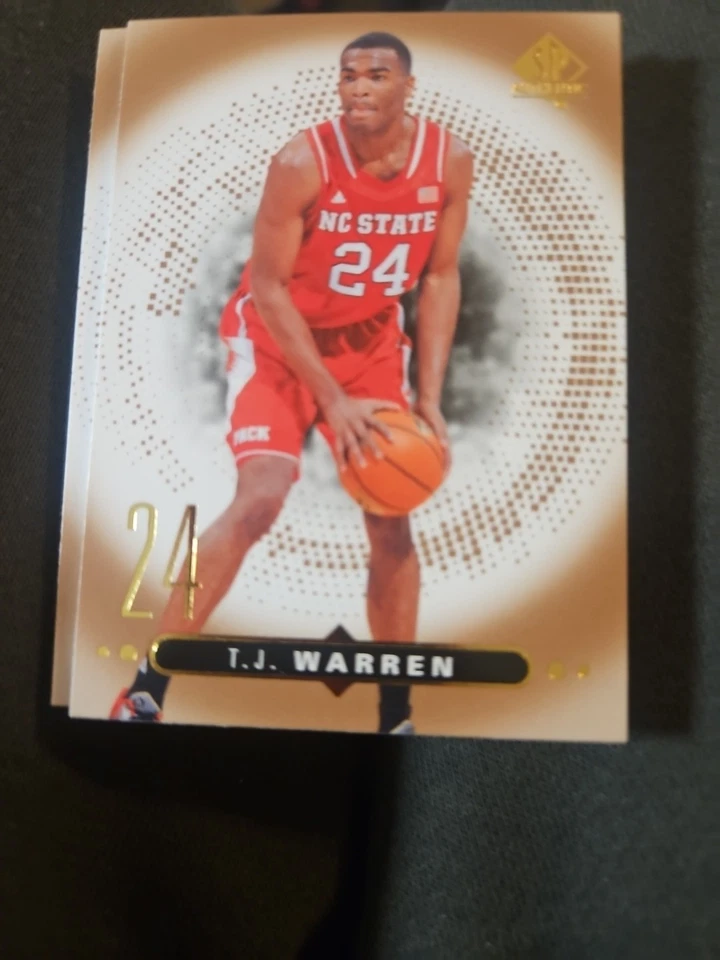 2014-15 SP Authentic Rookie Extended #R21 T.J. Warren  (20) Card Lot NM-MT - Image 2 of 2