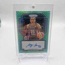2020 Panini Prizm WNBA - Signatures Maya Moore #SG-MMR Green Pulsar /25 (AU)