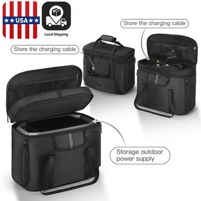 Travel Carrying Case for EcoFlow DELTA 3 Plus/2 Portable Storage Bag Organizer