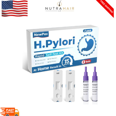 H Pylori Test Kit 2 Pack   At Home Self Test Kit for Helicobacter Pylori Detecti