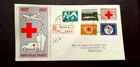 1957 REGISTERED FDC RED CROSS FIRSTDAY COVER NETHERLANDS NEDERLAND (K18)