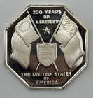 Ron Hyer Lombardo Mint 200 Years of Liberty Rare Octagonal 1oz 999 Silver Round