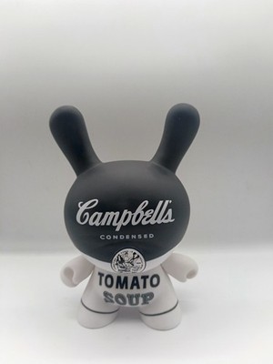 Kidrobot Andy Warhol Campbell's Tomato Soup Limited Edition Dunny Black White 8