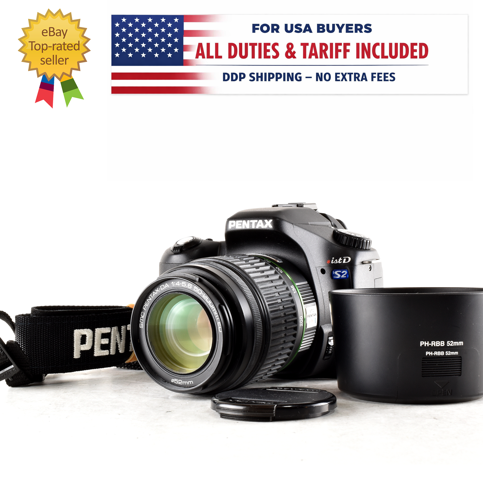 Pentax ist DS2 CCD DSLR Camera with DA