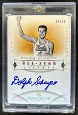 2012-13 Panini Immaculate Dolph Schayes All Star Lineage Auto #/12