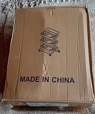 Z Plastic Three Tier Trolly a Multi-purpose Utility Cart New Open Box