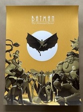 Batman: TAS Wąskie gardło Galeria George Bletsis 18X24 Nadruk #24/75 RZADKI