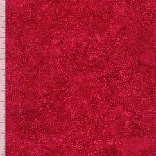 TONGA Batik Fabric Patriot Pride Cosmic Sky Dot Red Timeless Treasures YARD