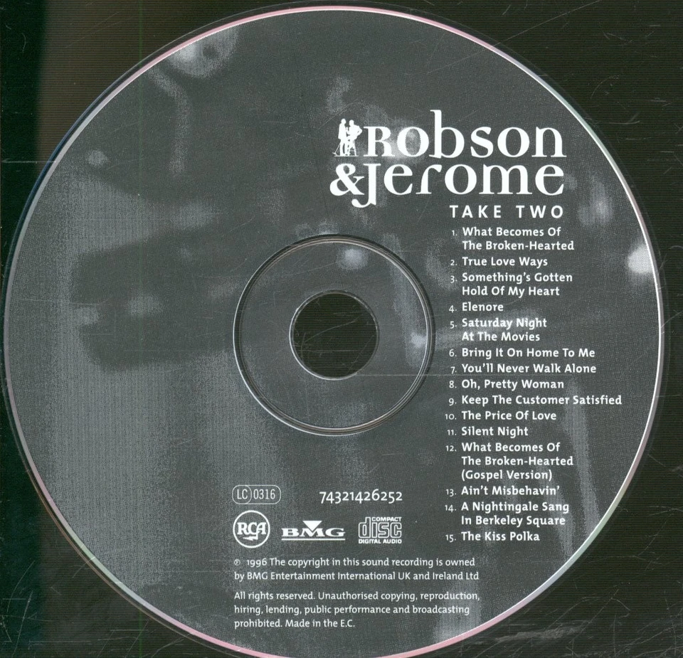 Robson Und Jerome Take Two CD Europa RCA 1996 74321426252 - Bild 3 von 3