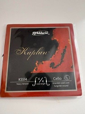 D'Addario Kaplan Cellosaite - einzelne C-Saite - KS514 4/4H