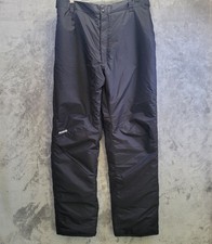 SKI GEAR Black Snow Pants Waterproof Insulated Winter Ski Bib Trouser Men's 2XL