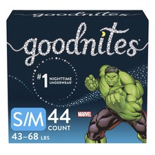 GoodNites Absorbent Underwear for Boys, Small / Medium