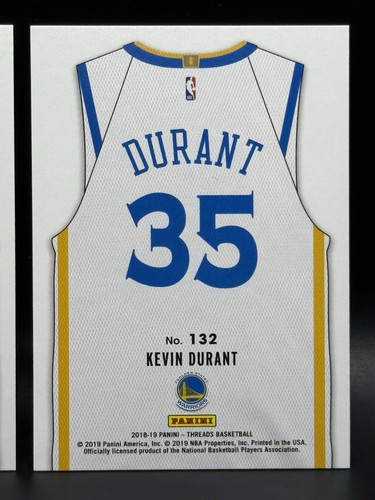 2018-19 Panini Threads Kevin Durant 2 Card LOT Jersey Association Dazzle SP NM - Bild 6 von 6