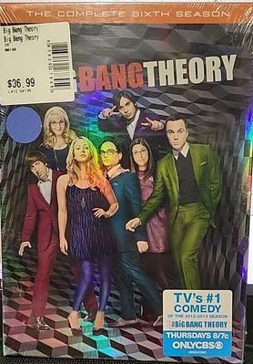 Big Bang Theory Complete 6th Season w/ Special Features. New Sealed Box 