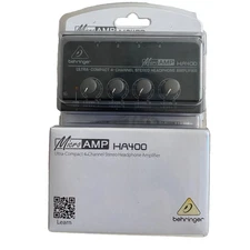 Behringer MicroAMP HA400 4-Channel Headphone Amplifier (HA400d1)