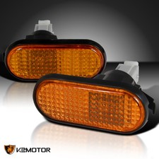Fits 1992-1995 Honda Civic Flat Amber Fender Side Marker Lights Pair Sir R Eg Fits 1992-1995 Honda Civic Flat Amber Fender Side Marker Lights Pair Sir R Eg