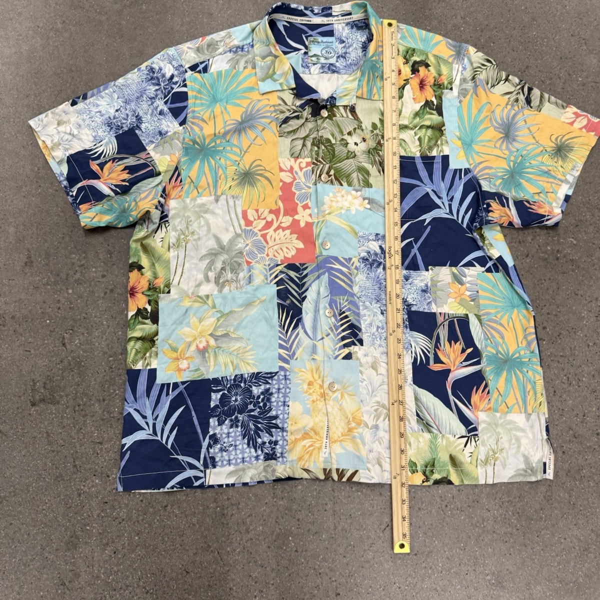 Tommy Bahama Special Edition 30th Anniversary Passport To Paradise Shirt Mens 2X View 6