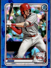 2020 ALEC BOHM BOWMAN CHROME SAPPHIRE MLB BCP-29 PROSPECT RC