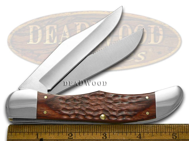 Case xx Knives Large Folding Hunter Jigged Rosewood Stainless Pocket Knife 00189 - Image 3 of 4