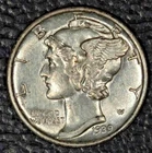 1939-S Mercury Dime, AU/BU